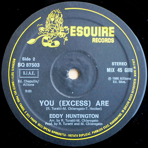 Eddy Huntington U S S R (Label B)