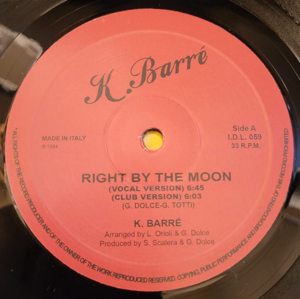 Label A K. Barré - Right By The Moon