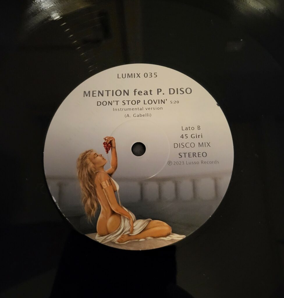 Mention Feat. P.Diso - Don't Stop Lovin' (Label B)