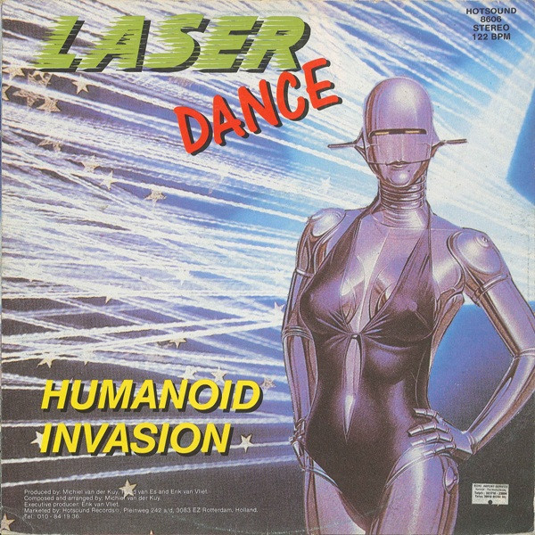 Laserdance - Humanoid Invasion (Back Cover)