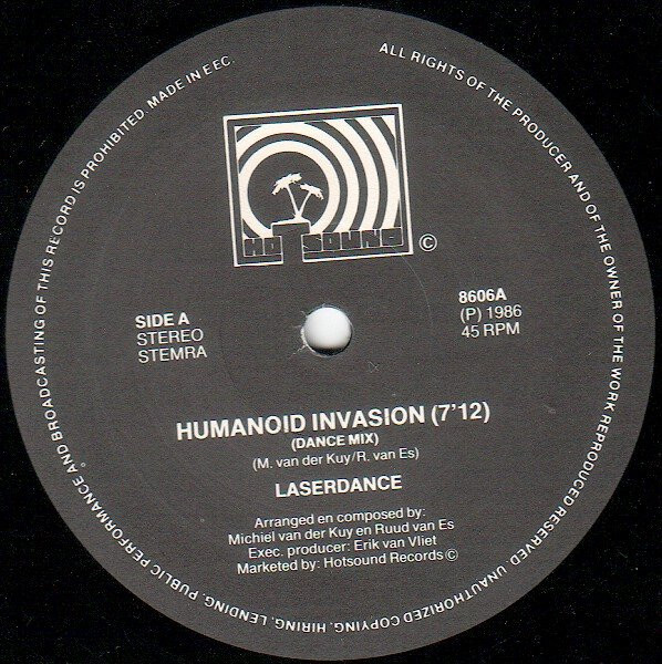 Laserdance - Humanoid Invasion (Label A)