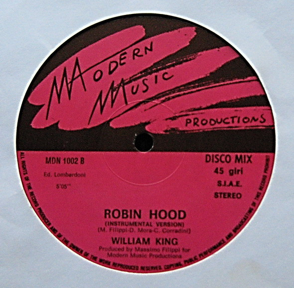 William King - Robin Hood (Label B)