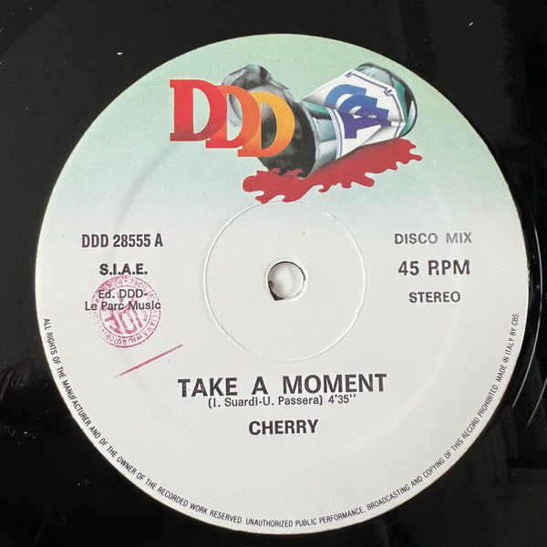 Cherry - Take A Moment (Label A)