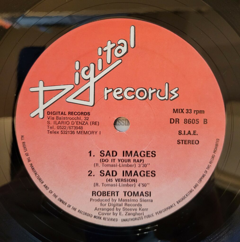 Robert Tomasi Sad Images (Label B)