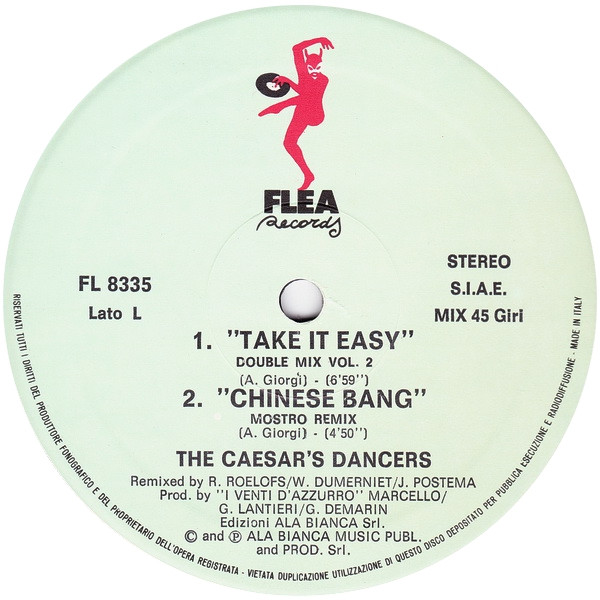 The Caesars Dancers Lets Go (Label B)