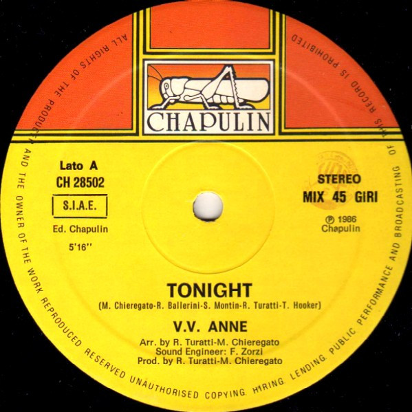 V.V. Anne Tonight (Label A)