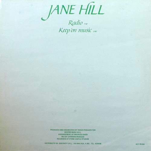 Jane Hill Radio (Back Cover)