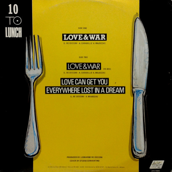 10 To Lunch Love And War (Back Cover)